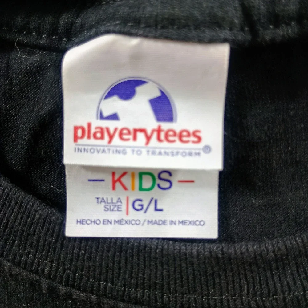 Playerytees Kids Taylor Swift Graphic T-Shirt Black L Large Eras Style Merch‎